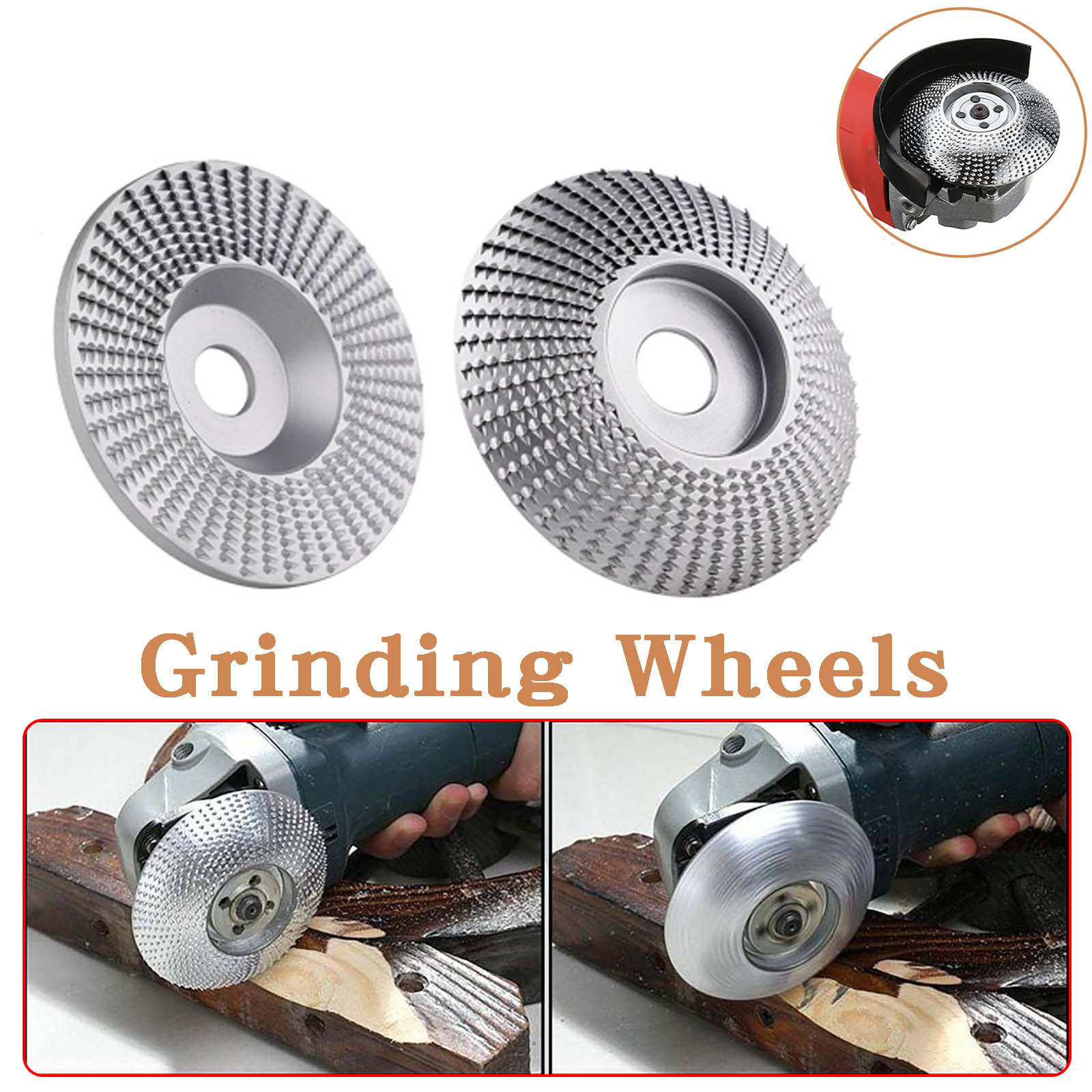 Big Savings! Grinding Wheels for Angle Grinder, Wood Carving and Grinding Tool for DIY Projects, Woodworking Grinding Wheels for Metal and Wood Deals of The Day Clearance!